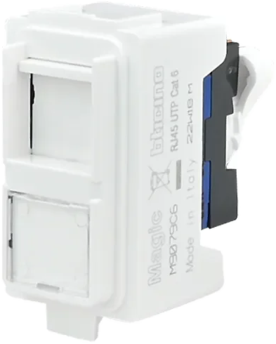 BTICINO เต้ารับคอมพิวเตอร์ Cat6 RJ45 "MATIX"